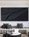 Multicolor Rhythms Of Shadow Minimalist Abstract Wall Art - Artwallpainting