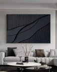 Multicolor Rhythms Of Shadow Minimalist Abstract Wall Art - Artwallpainting