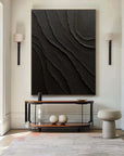 Multicolor Ripple Harmony - Textured Abstract Wall Art - Artwallpainting