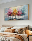 Multicolor Seasons Symphony Canvas Art - Artwallpainting