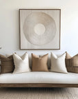 Multicolor Serene Circle Textured Canvas - Artwallpainting