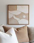 Multicolor Serene Curves - Textured Art - Artwallpainting