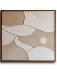 Multicolor Serene Curves - Textured Art - Artwallpainting