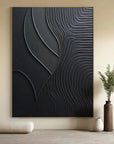 Multicolor Serene Leaves - Abstract Textured Wall Art - Artwallpainting