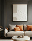 Multicolor Serene Pathways-Hand Drawn Soft Waves And Geometric Abstract Wall Art - Artwallpainting