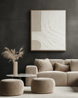 Multicolor Serene Pathways-Hand Drawn Soft Waves And Geometric Abstract Wall Art - Artwallpainting