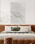 Multicolor Serene Waves Textured Canvas - Artwallpainting