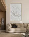 Multicolor Serene Waves Textured Canvas - Artwallpainting