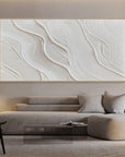Multicolor Serene Waves Textured Canvas - Artwallpainting