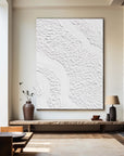 Multicolor Serenity Flow Minimalist Textured Wall Art - Artwallpainting
