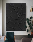 Multicolor Shadow Layers Textured Abstract Canvas - Artwallpainting