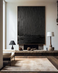 Multicolor Shadows Of Rain Textured Abstract Wall Art - Artwallpainting