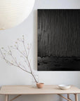 Multicolor Shadows Of Rain Textured Abstract Wall Art - Artwallpainting