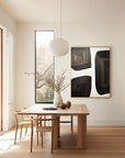 Multicolor Shifting Horizons Bold Abstract Canvas Art - Artwallpainting