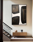 Multicolor Shifting Horizons Bold Abstract Canvas Art - Artwallpainting