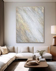 Multicolor Shimmering Veil Abstract Textured Canvas Art - Artwallpainting