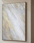 Multicolor Shimmering Veil Abstract Textured Canvas Art - Artwallpainting