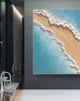 Multicolor Shoreline Serenity Canvas Painting For Home Decoration - Artwallpainting