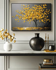 Multicolor Silence-Modern Hand-Painted Tree Of Life Abstract Wall Oil Painting - Artwallpainting