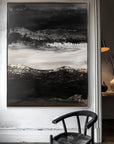 Multicolor Silent Crest - Abstract Textured Oil Painting For Modern Wall Decor - Artwallpainting