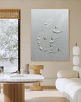 Multicolor Snowy Ski Fun - Textured Skiing Adventure Oil Painting - Artwallpainting