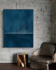 Multicolor Stormy Ocean Horizon Abstract Painting - Artwallpainting