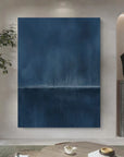 Multicolor Stormy Ocean Horizon Abstract Painting - Artwallpainting