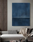 Multicolor Stormy Ocean Horizon Abstract Painting - Artwallpainting