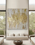 Multicolor Symphony - Hand-Painted Textured Abstract Oil Painting - Artwallpainting