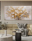 Multicolor Symphony Tree Canvas Painting For Home Decoration - Artwallpainting