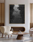 Multicolor Textured Abstract Pathway Canvas - Artwallpainting