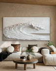 Multicolor Textured Ocean Wave Canvas Painting For Home Decoration - Artwallpainting