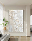 Multicolor Textured Petal Elegance Canvas Painting For Home Decoration - Artwallpainting