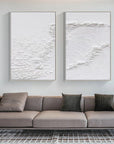 Multicolor Textured Serenity Abstract Painting Set Of 2 - Artwallpainting