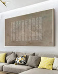 Multicolor Textured Symmetry Panel Canvas Painting For Home Decoration - Artwallpainting