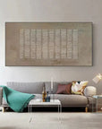 Multicolor Textured Symmetry Panel Canvas Painting For Home Decoration - Artwallpainting