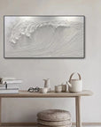 Multicolor Textured Wave Abstract Wall Art For Modern Decor - Artwallpainting