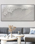Multicolor Textured Wave Abstract Wall Art For Modern Decor - Artwallpainting
