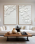 Multicolor Textured Waves Canvas Painting For Home Decoration Set Of 2 - Artwallpainting