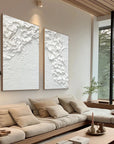 Multicolor Textured Waves Canvas Painting For Home Decoration Set Of 2 - Artwallpainting