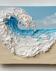 Multicolor Tidal Symphony Canvas Art - Artwallpainting