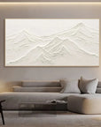 Multicolor Tranquil Peaks Textured Art - Artwallpainting