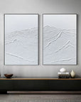 Multicolor Tranquil Peaks Wall Art Set Of 2 - Artwallpainting
