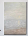 Multicolor Tranquil Seascape Canvas Art - Artwallpainting