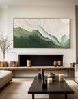 Multicolor Valley Vista Textured Abstract Landscape Art - Artwallpainting
