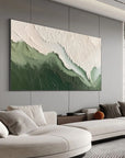 Multicolor Valley Vista Textured Abstract Landscape Art - Artwallpainting