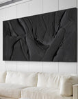 Multicolor Velvet Shadows Abstract Textured Canvas Art - Artwallpainting