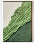 Multicolor Verdant Flow Textured Canvas - Artwallpainting