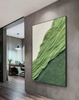 Multicolor Verdant Flow Textured Canvas - Artwallpainting
