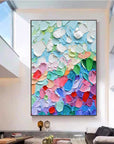 Multicolor Vibrant Color Symphony Canvas Painting For Home Decoration - Artwallpainting